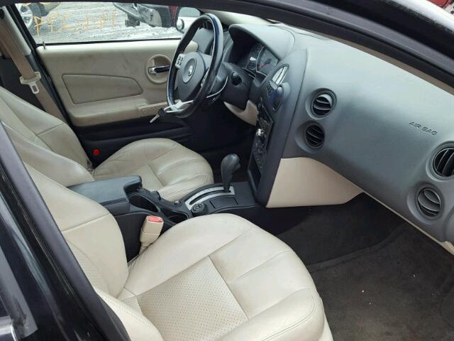 2G2WS522551148094 - 2005 PONTIAC GRAND PRIX BLACK photo 5