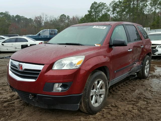 5GZEV13727J144593 - 2007 SATURN OUTLOOK XE RED photo 2