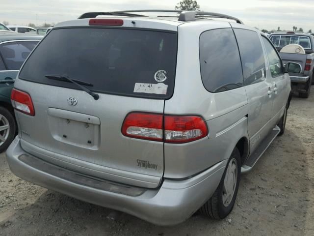 4T3ZF13C93U545843 - 2003 TOYOTA SIENNA LE SILVER photo 4