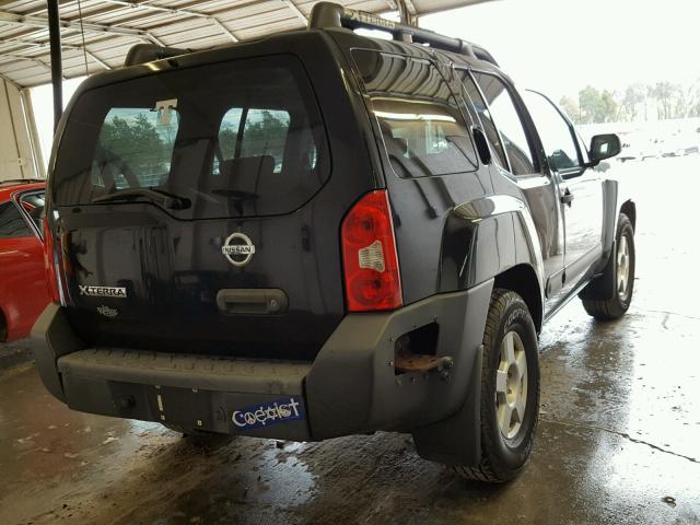 5N1AN08U45C652960 - 2005 NISSAN XTERRA OFF BLACK photo 4