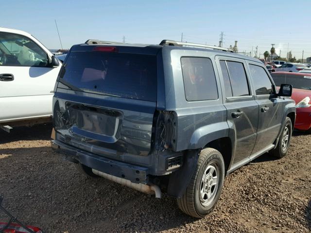 1J8FT28WX7D358286 - 2007 JEEP PATRIOT SP CHARCOAL photo 4