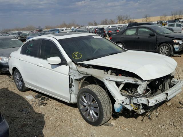 1HGCP2F83BA063481 - 2011 HONDA ACCORD EXL WHITE photo 1