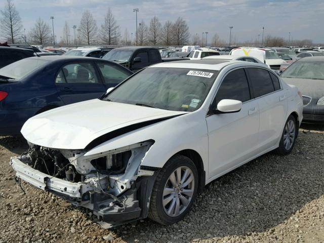 1HGCP2F83BA063481 - 2011 HONDA ACCORD EXL WHITE photo 2
