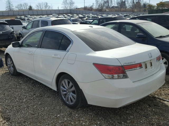 1HGCP2F83BA063481 - 2011 HONDA ACCORD EXL WHITE photo 3