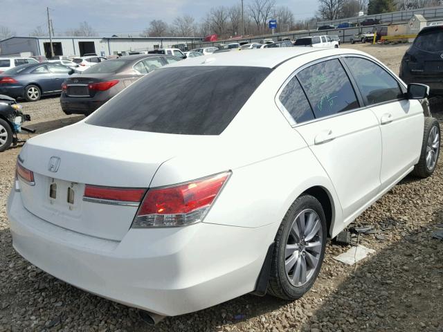 1HGCP2F83BA063481 - 2011 HONDA ACCORD EXL WHITE photo 4