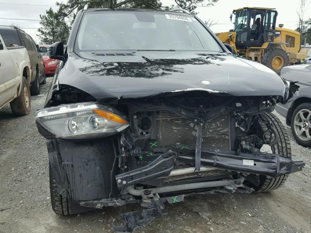 4JGDA5HB8CA021223 - 2012 MERCEDES-BENZ ML 350 4MA BLACK photo 9