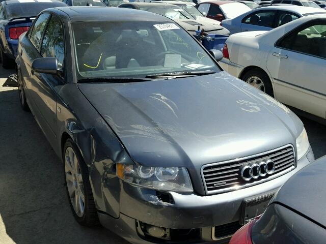 WAULC68EX4A126855 - 2004 AUDI A4 1.8T QU GRAY photo 1