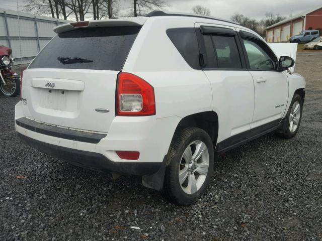 1C4NJDEB2DD261584 - 2013 JEEP COMPASS LA WHITE photo 4