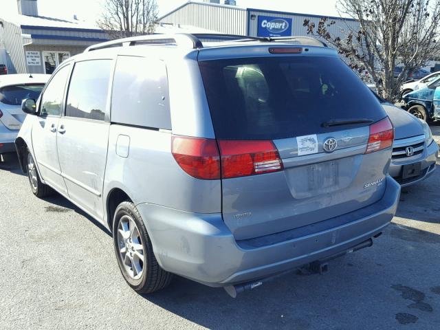 5TDBA23C14S016959 - 2004 TOYOTA SIENNA LE BLUE photo 3