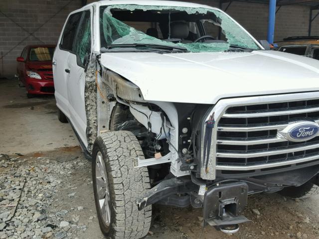 1FTFW1EF3GFB91478 - 2016 FORD F150 SUPER WHITE photo 9