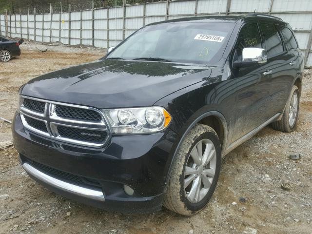 1D4SD4GT4BC696905 - 2011 DODGE DURANGO CR BLACK photo 2