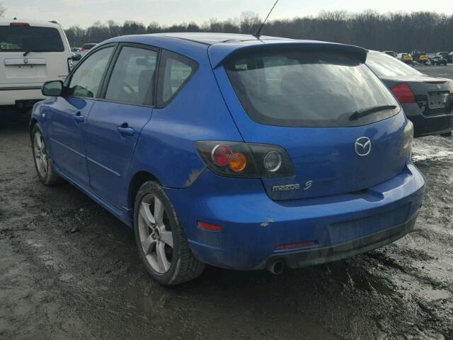 JM1BK343341177974 - 2004 MAZDA 3 HATCHBAC BLUE photo 3