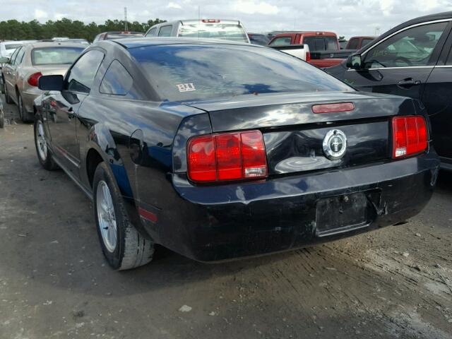1ZVFT80N175266844 - 2007 FORD MUSTANG BLACK photo 3