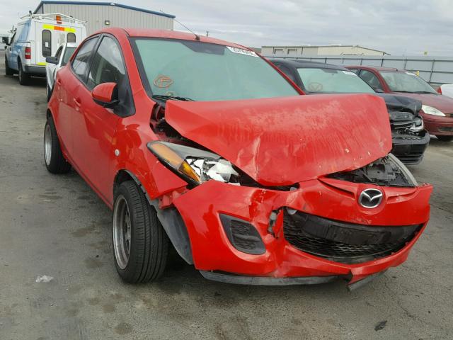 JM1DE1KZ9C0145191 - 2012 MAZDA MAZDA2 RED photo 1