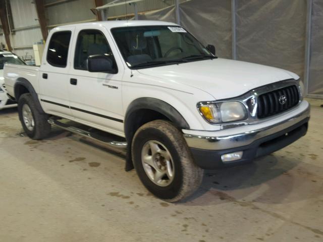 5TEGN92N34Z383466 - 2004 TOYOTA TACOMA DOU WHITE photo 1