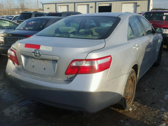 4T1BE46K07U637141 - 2007 TOYOTA CAMRY NEW SILVER photo 4