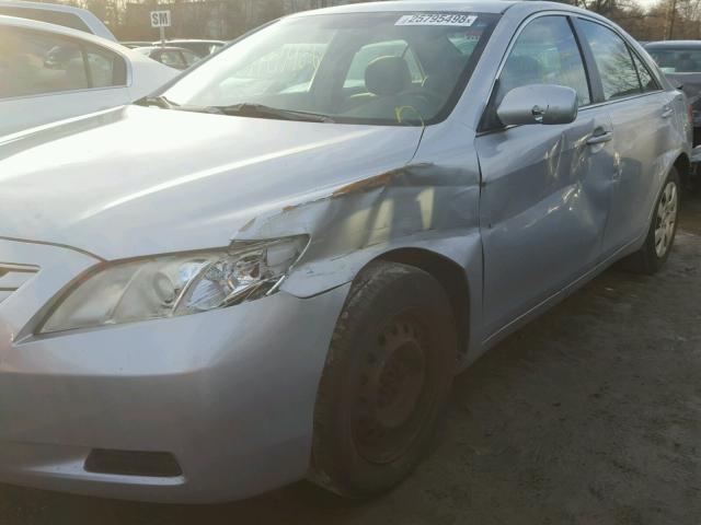 4T1BE46K07U637141 - 2007 TOYOTA CAMRY NEW SILVER photo 9