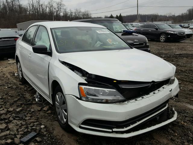 3VW267AJ0GM318969 - 2016 VOLKSWAGEN JETTA S WHITE photo 1