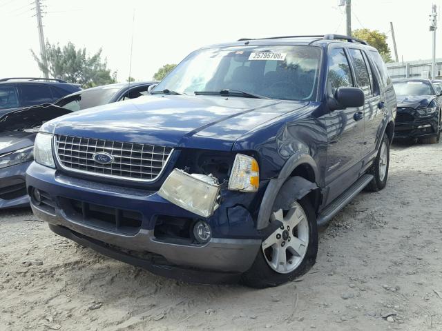 1FMZU63KX4UB76866 - 2004 FORD EXPLORER X BLUE photo 2