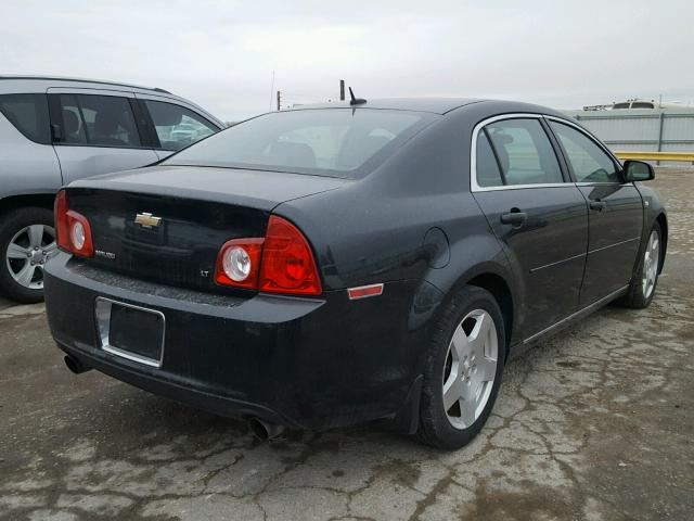 1G1ZJ57768F295546 - 2008 CHEVROLET MALIBU 2LT BLACK photo 4