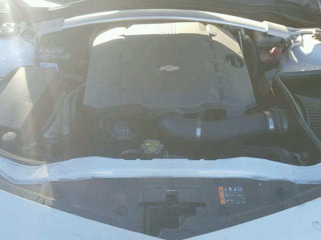 2G1FB3D30E9127833 - 2014 CHEVROLET CAMARO LT WHITE photo 7