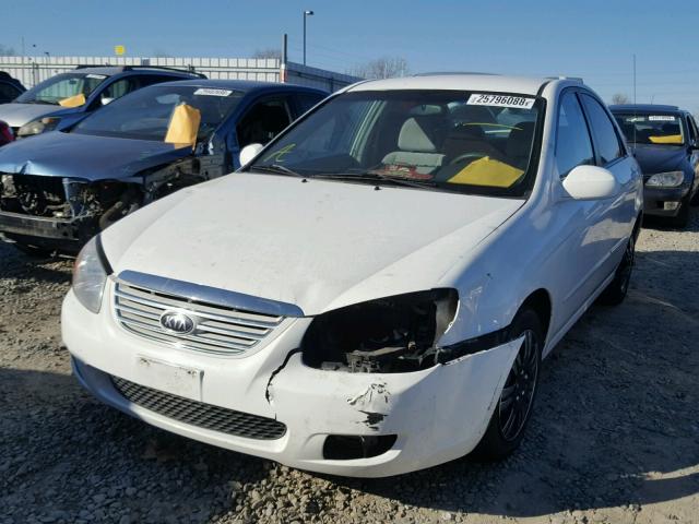 KNAFE122075428497 - 2007 KIA SPECTRA EX WHITE photo 2