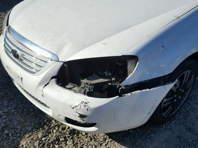 KNAFE122075428497 - 2007 KIA SPECTRA EX WHITE photo 9