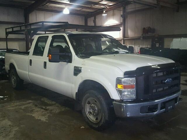 1FTSW20Y28ED27619 - 2008 FORD F250 SUPER WHITE photo 1