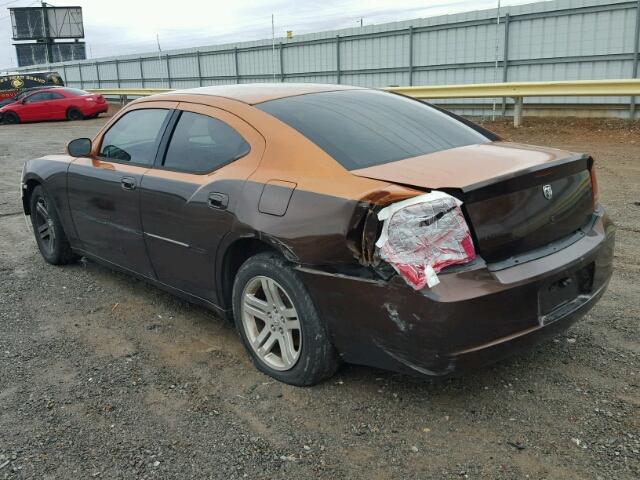 2B3KA43G56H227972 - 2006 DODGE CHARGER SE BROWN photo 3