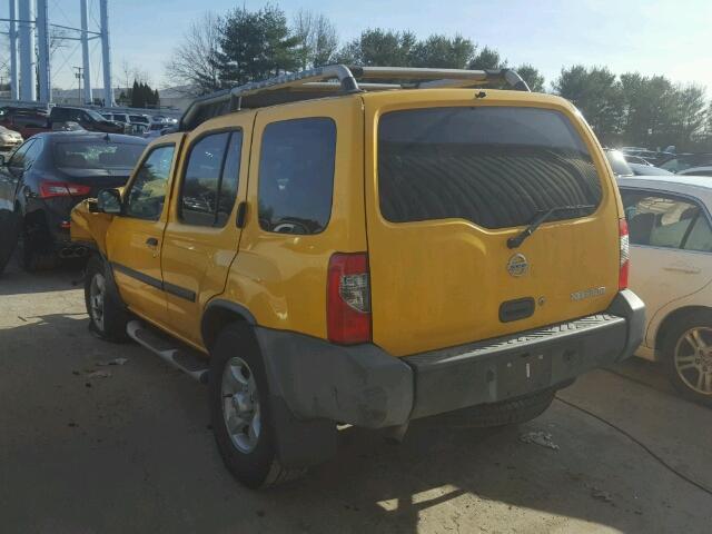 5N1ED28Y64C672600 - 2004 NISSAN XTERRA XE YELLOW photo 3