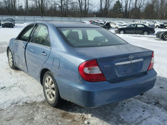 4T1BE30K33U752071 - 2003 TOYOTA CAMRY LE BLUE photo 3