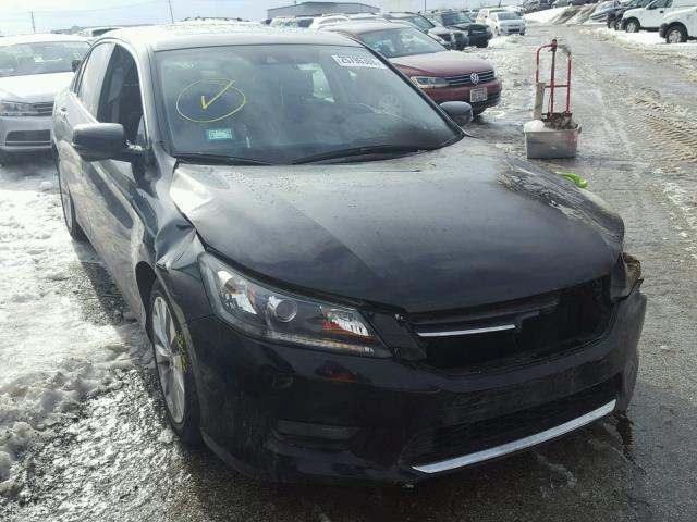 1HGCR2F81EA169832 - 2014 HONDA ACCORD EXL BLACK photo 1