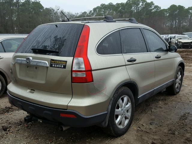 JHLRE48517C088357 - 2007 HONDA CR-V EX SILVER photo 4