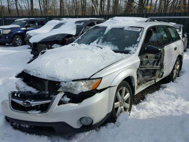 4S4BP61C587324446 - 2008 SUBARU OUTBACK 2. WHITE photo 2