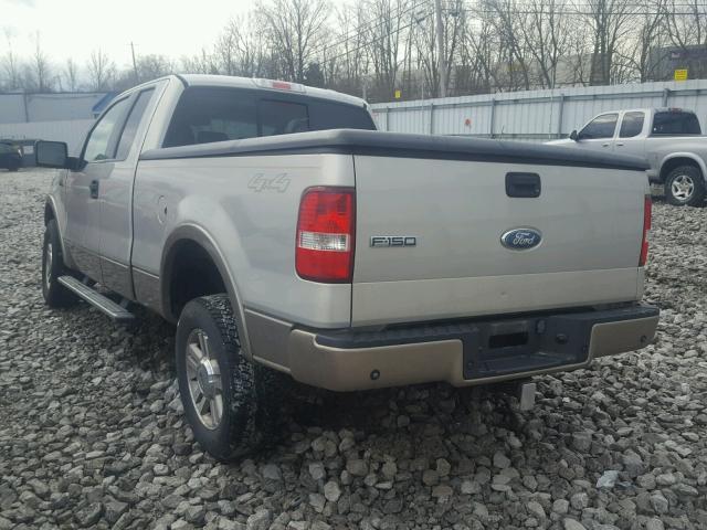 1FTPX14V16FA71400 - 2006 FORD F150 TAN photo 3