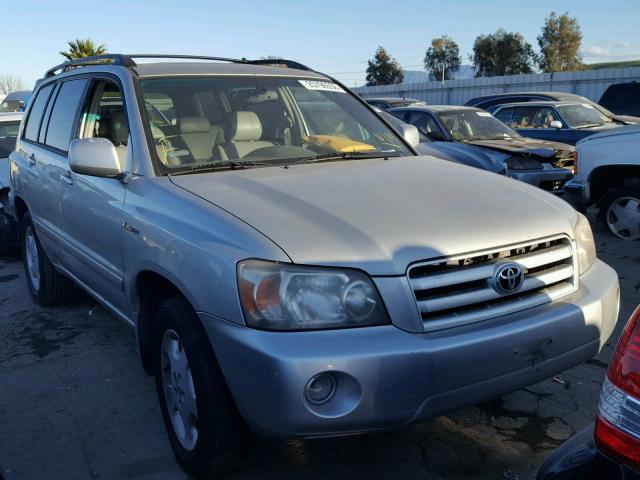 JTEDP21A350056565 - 2005 TOYOTA HIGHLANDER SILVER photo 1