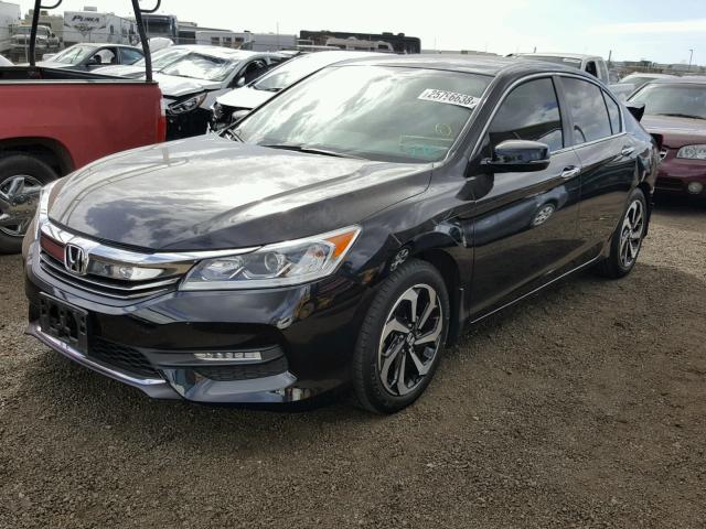 1HGCR2F7XGA236079 - 2016 HONDA ACCORD EX BLACK photo 2