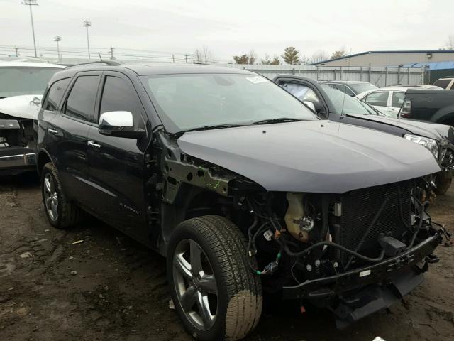 1D4RE5GG4BC649989 - 2011 DODGE DURANGO CI BLUE photo 1