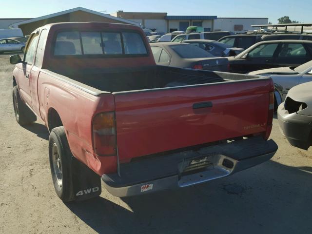 4TAUN73C2SZ035599 - 1995 TOYOTA TACOMA XTR RED photo 3