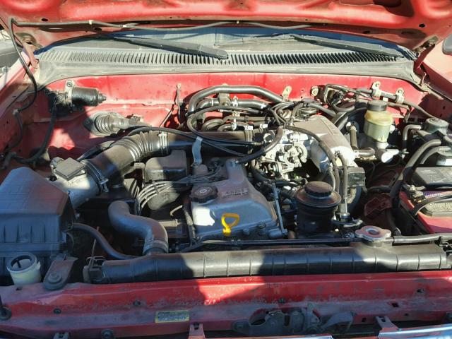 4TAUN73C2SZ035599 - 1995 TOYOTA TACOMA XTR RED photo 7