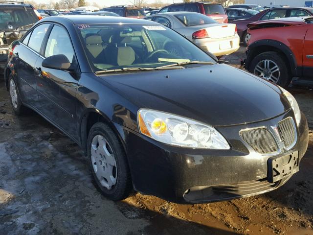 1G2ZG558564113592 - 2006 PONTIAC G6 SE1 BLACK photo 1