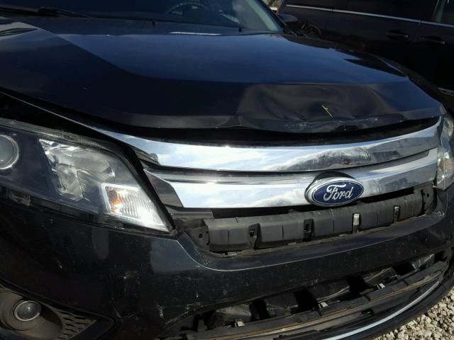 3FAHP0HG2AR417756 - 2010 FORD FUSION SE BLACK photo 9