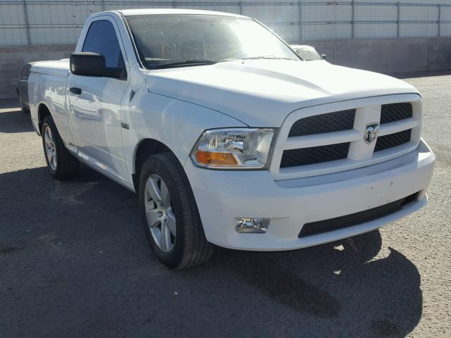 3C6JD6AT4CG266889 - 2012 DODGE RAM 1500 S WHITE photo 1