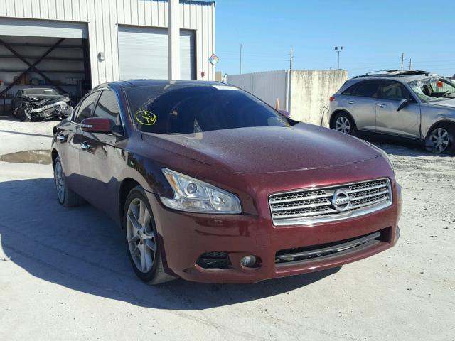 1N4AA5AP1AC816571 - 2010 NISSAN MAXIMA S BURGUNDY photo 1