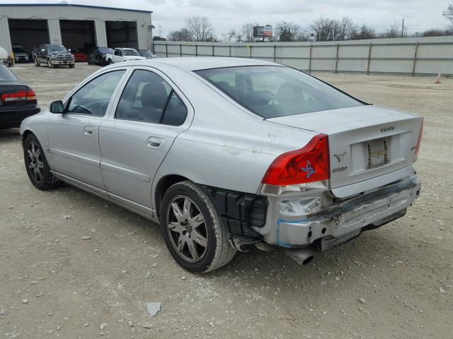 YV1RS592952482881 - 2005 VOLVO S60 2.5T SILVER photo 3