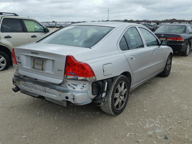 YV1RS592952482881 - 2005 VOLVO S60 2.5T SILVER photo 4