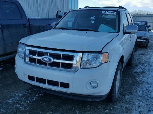 1FMCU0D76AKC80775 - 2010 FORD ESCAPE XLT WHITE photo 2