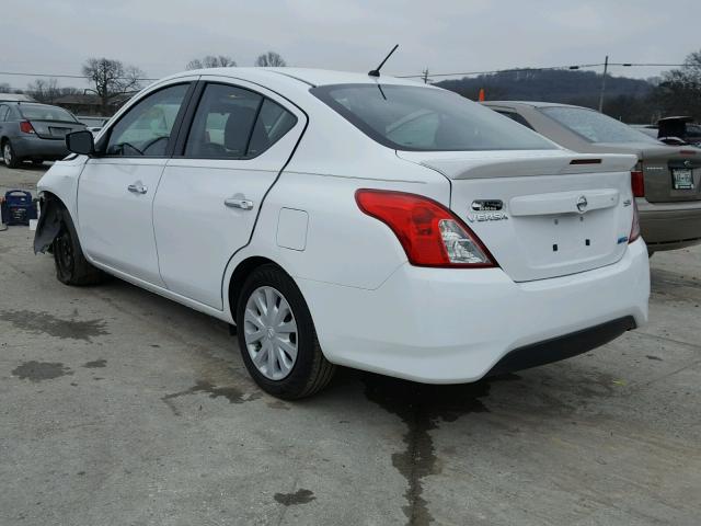 3N1CN7AP5GL902730 - 2016 NISSAN VERSA S WHITE photo 3