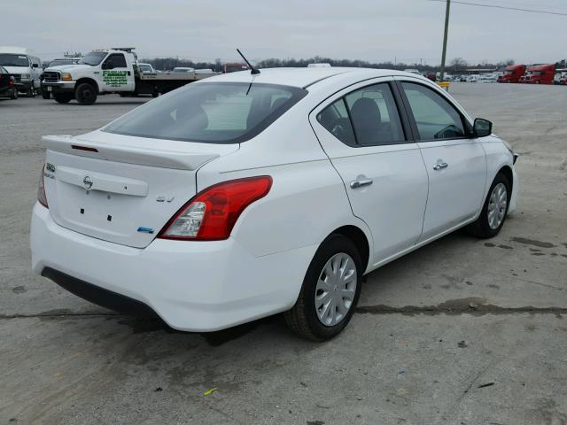 3N1CN7AP5GL902730 - 2016 NISSAN VERSA S WHITE photo 4