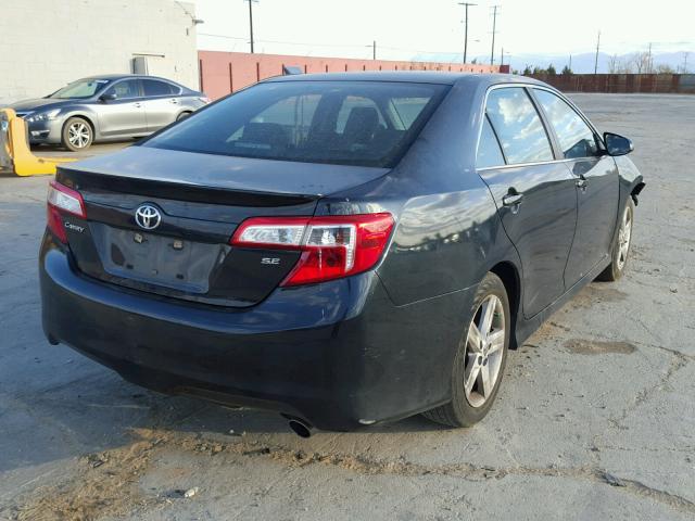 4T1BF1FK7DU246706 - 2013 TOYOTA CAMRY L BLACK photo 4